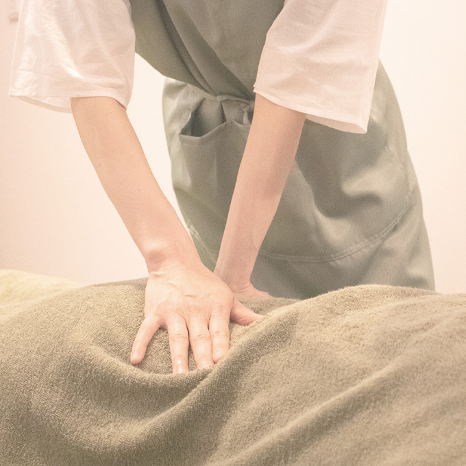 オーダーメイド施術の様子